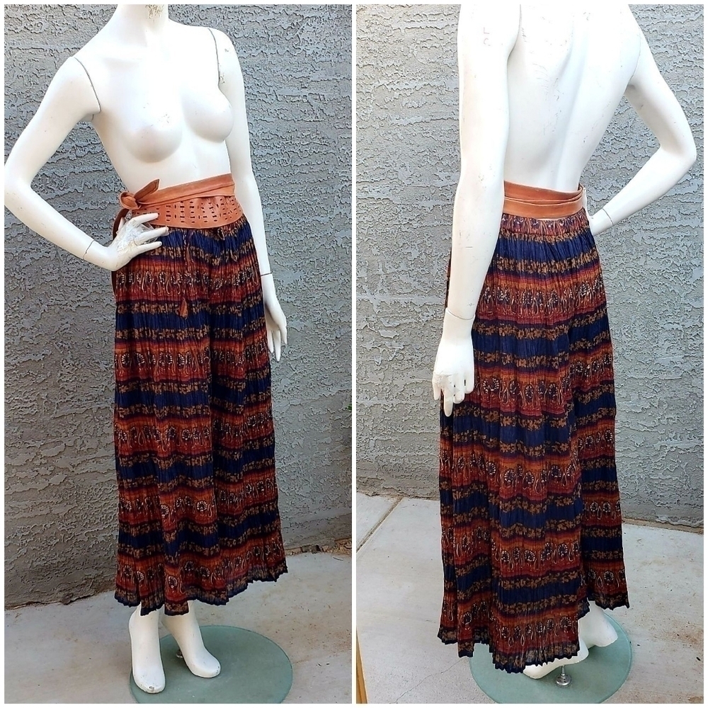 Gypsy Floral Pants Divided Skirt‎